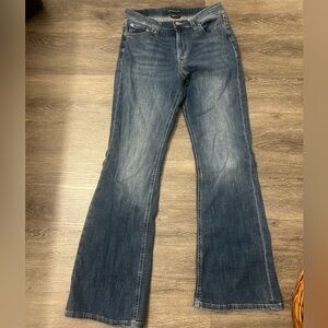 aeropostale women’s high rise boot cut jeans. worn once